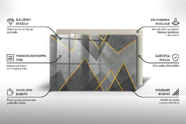 Herdabdeckung Scharfe Formen