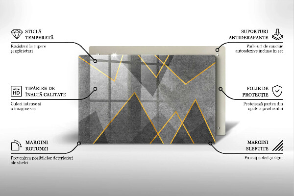 Herdabdeckung Scharfe Formen