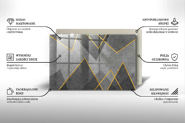 Herdabdeckung Scharfe Formen