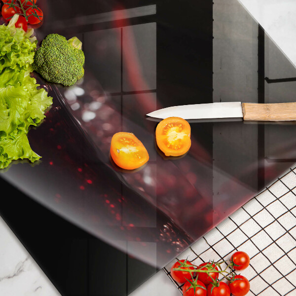 Herdabdeckplatte glas Rotwein im Glas