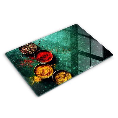 Herdabdeckplatte glas Orientalische Gewürze
