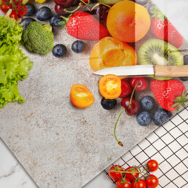 Herdabdeckplatte glas Feiertagsfrüchte