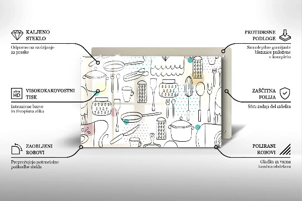Herdabdeckplatte glas Küchenzubehör