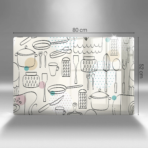 Herdabdeckplatte glas Küchenzubehör