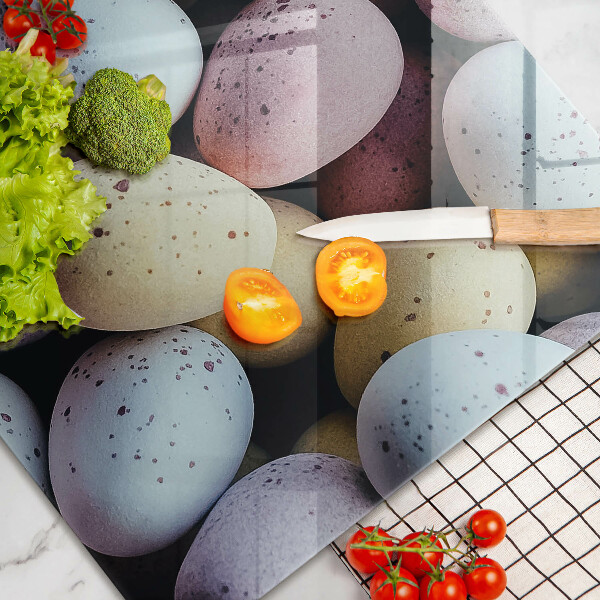 Herdabdeckplatte glas Ostereier