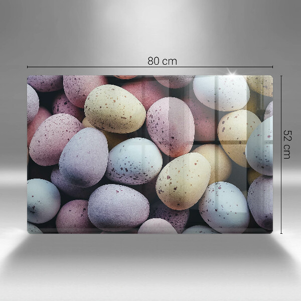 Herdabdeckplatte glas Ostereier