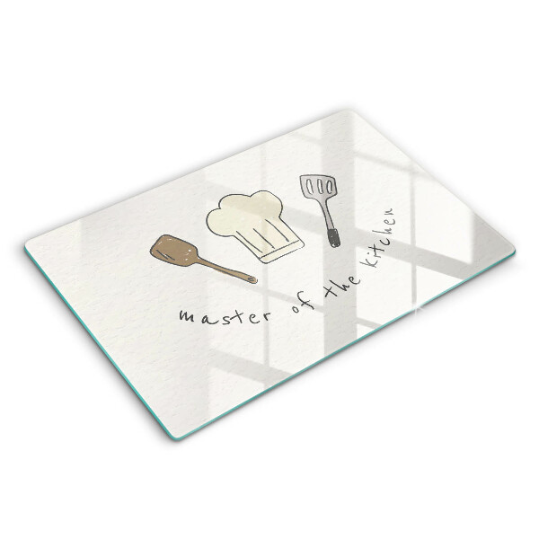 Herdabdeckplatte glas Master of the Kitchen