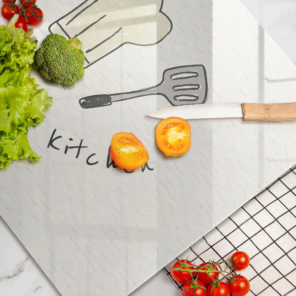 Herdabdeckplatte glas Master of the Kitchen