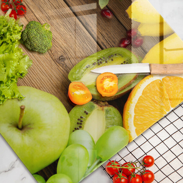 Herdabdeckplatte glas Frisches Obst