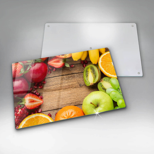 Herdabdeckplatte glas Frisches Obst