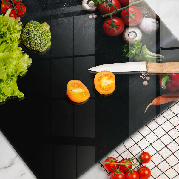 Herdabdeckplatte glas Buntes Gemüse