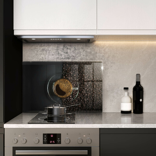 Abdeckung induktionskochfeld Kaffee und Bohnen