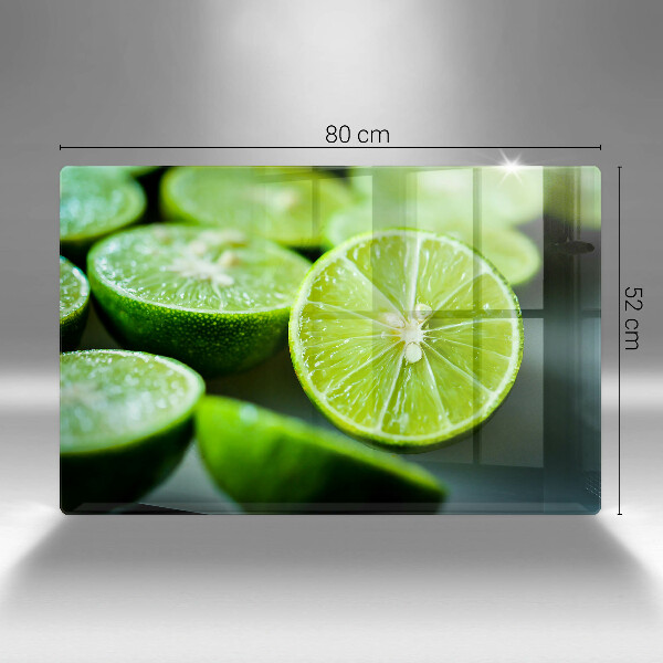 Abdeckung induktionskochfeld Limetten-Zitrusfrüchte