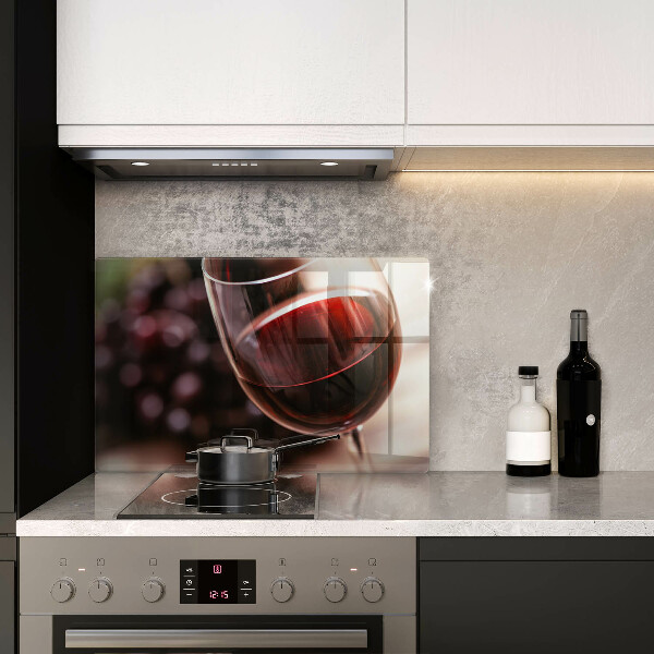 Abdeckung induktionskochfeld Ein Glas Rotwein