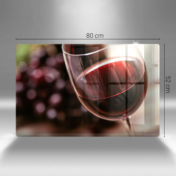 Abdeckung induktionskochfeld Ein Glas Rotwein