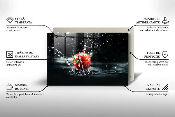 Abdeckung induktionskochfeld Tomate in Wasser