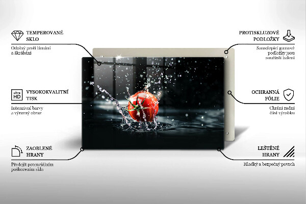 Abdeckung induktionskochfeld Tomate in Wasser