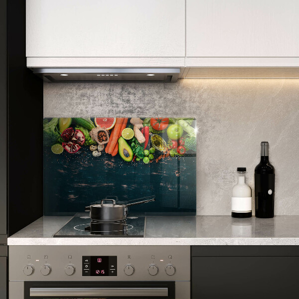 Abdeckung induktionskochfeld Früchte und Gemüse