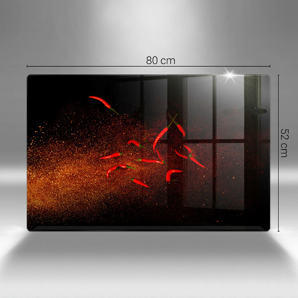 Abdeckung induktionskochfeld Scharfe Chilischoten