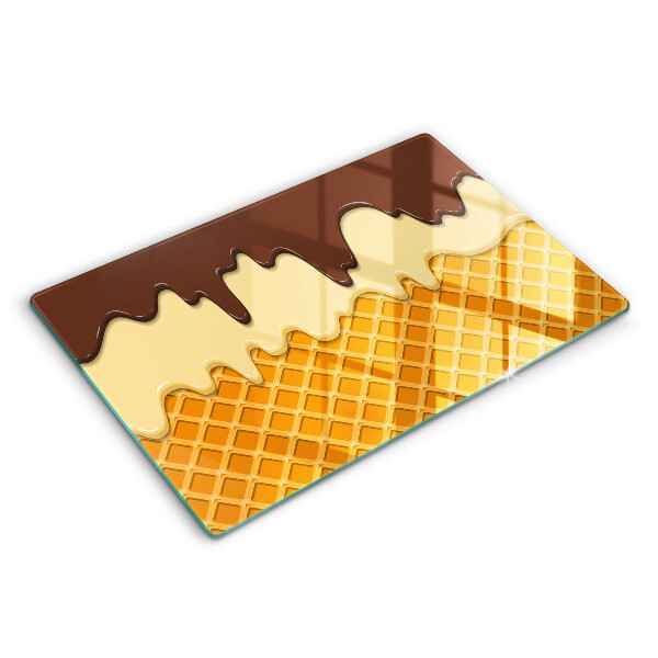 Abdeckung induktionskochfeld Eistüte-Illustration