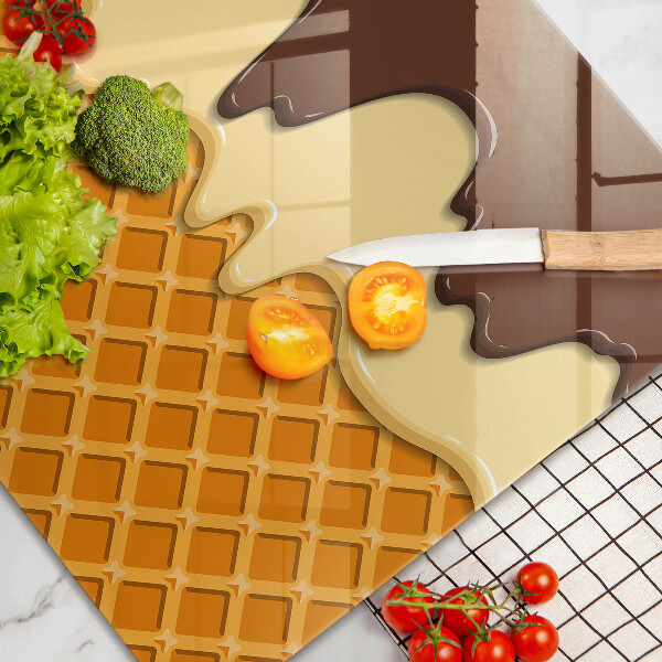 Abdeckung induktionskochfeld Eistüte-Illustration