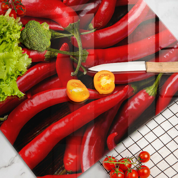 Abdeckung induktionskochfeld Scharfe Chilischoten