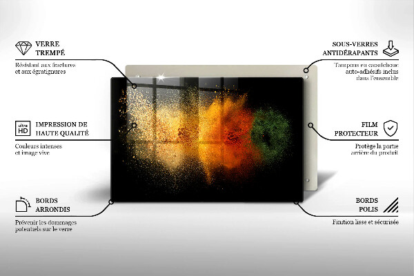 Abdeckung induktionskochfeld Bunte Gewürze