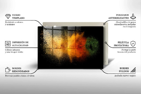Abdeckung induktionskochfeld Bunte Gewürze