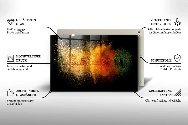 Abdeckung induktionskochfeld Bunte Gewürze