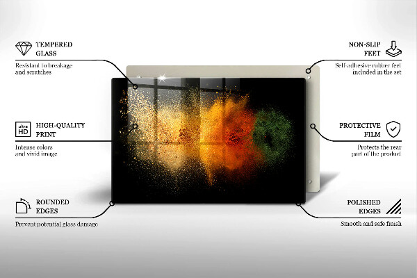 Abdeckung induktionskochfeld Bunte Gewürze