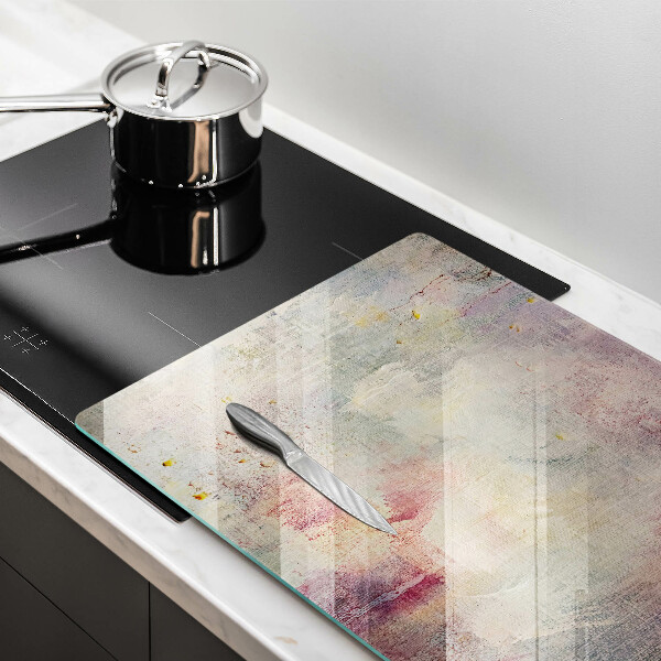 Herdabdeckung Malen Sie den Texturhintergrund