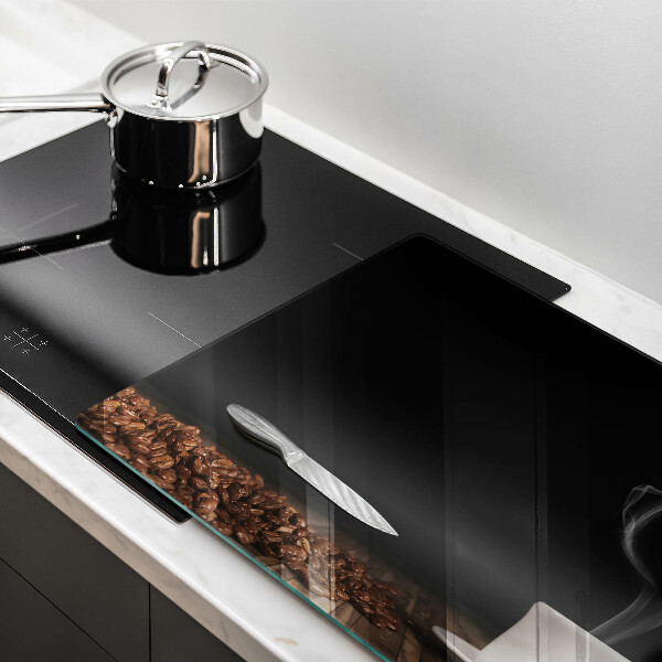 Herdabdeckung Kaffeetasse-Herz