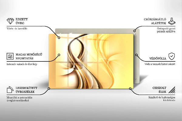 Herdabdeckung Rauchabstraktion