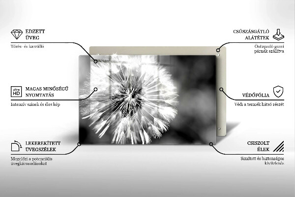 Herdabdeckung Ein zarter Löwenzahn