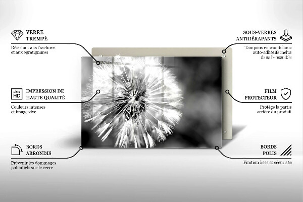Herdabdeckung Ein zarter Löwenzahn