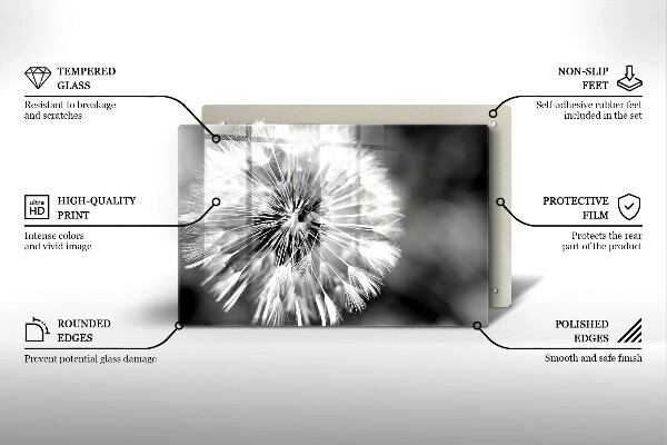 Herdabdeckung Ein zarter Löwenzahn