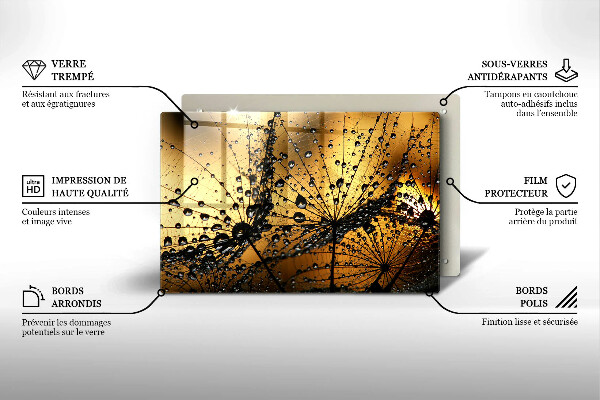 Herdabdeckung Tau und Löwenzahn