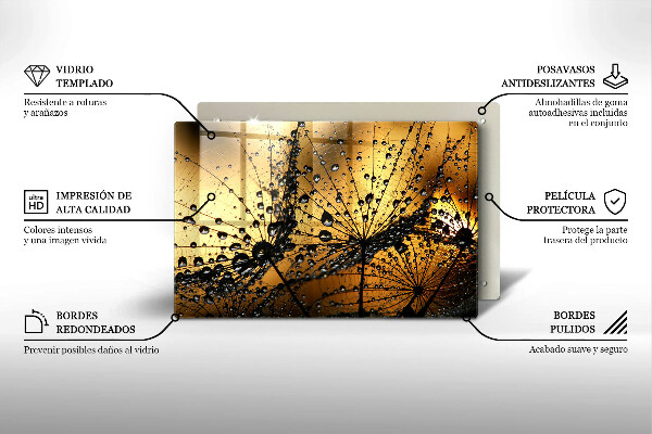 Herdabdeckung Tau und Löwenzahn
