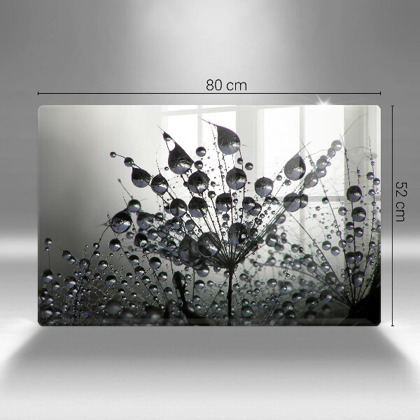 Herdabdeckung Löwenzahn und Tau