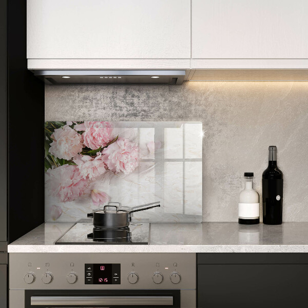 Herdabdeckung Zarte Rosenblüten