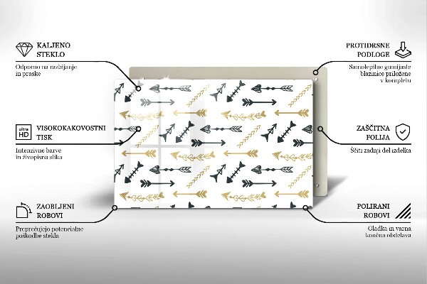 Herdabdeckung Boho-Pfeilmuster