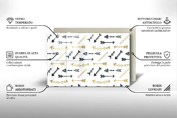 Herdabdeckung Boho-Pfeilmuster