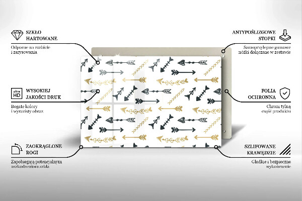 Herdabdeckung Boho-Pfeilmuster