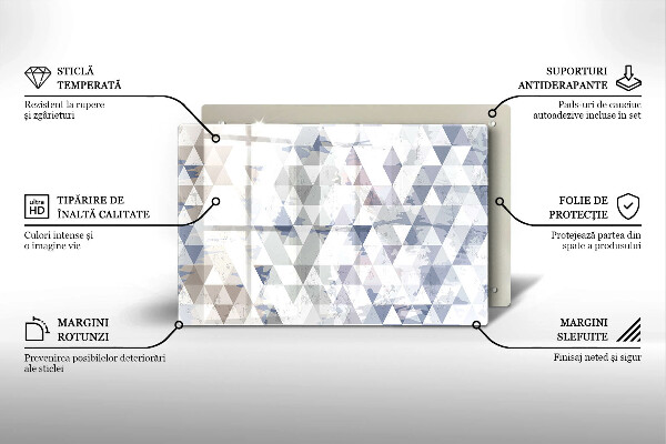 Herdabdeckung Dreiecksmuster