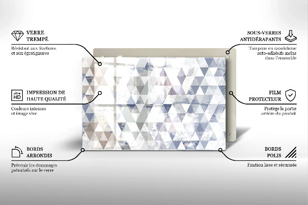 Herdabdeckung Dreiecksmuster