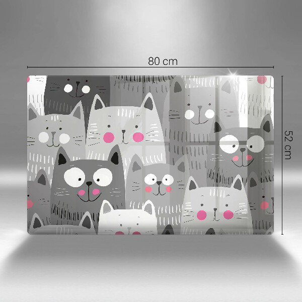 Herdabdeckung Katzenillustration