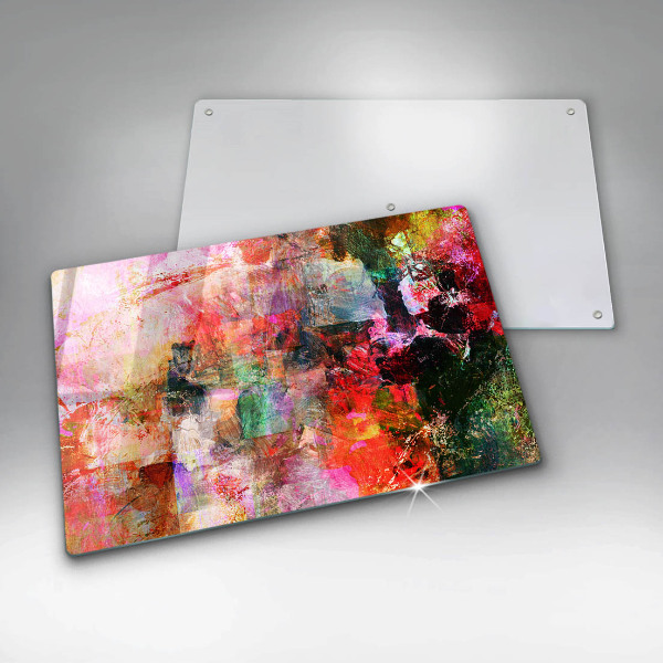 Herdabdeckung Abstraktion malen