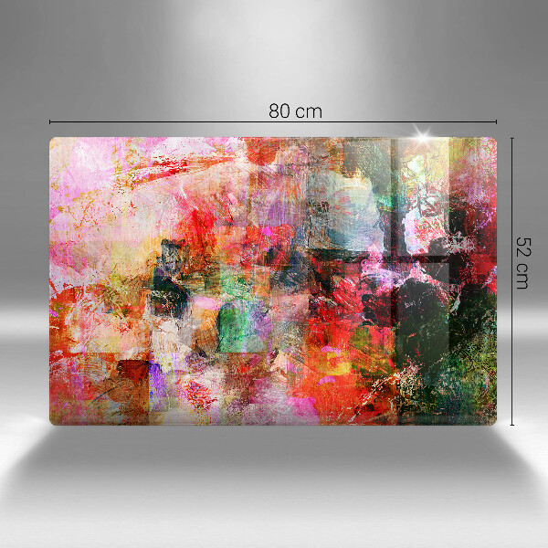 Herdabdeckung Abstraktion malen