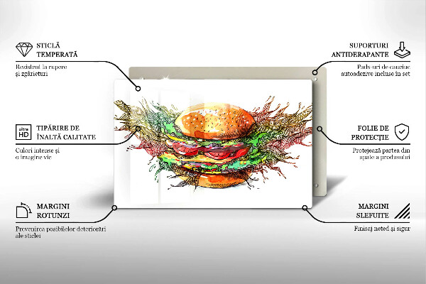 Herdabdeckung Hamburger-Zeichnung