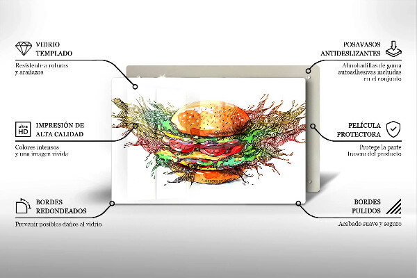 Herdabdeckung Hamburger-Zeichnung